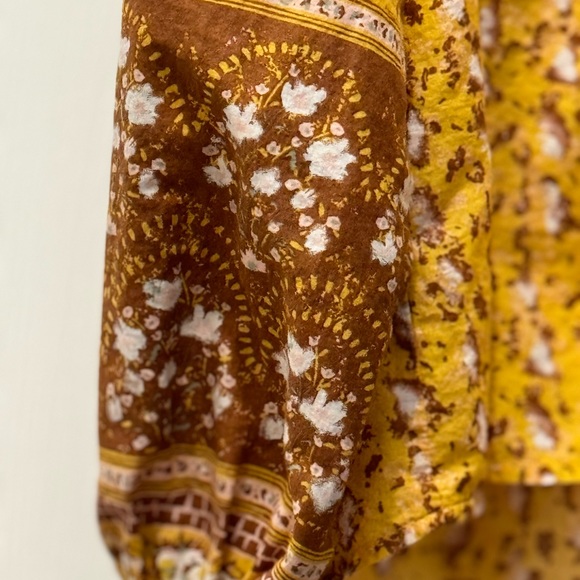 Joie Yellow Peasant Top - Picture 5 of 6